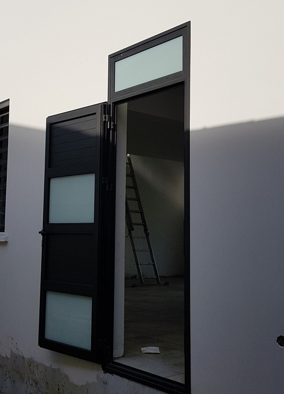 Portes aluminium La Réunion